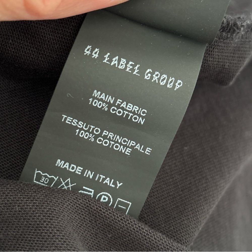 44 Label Group Black Graphic T-Shirt Size L NWT (no tags) - Picture 7 of 8